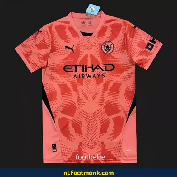 Manchester City 2024/2025 Doelman Shirt Roze - Officieel Voetbalshirt voor Keepers - Koop Nu Online