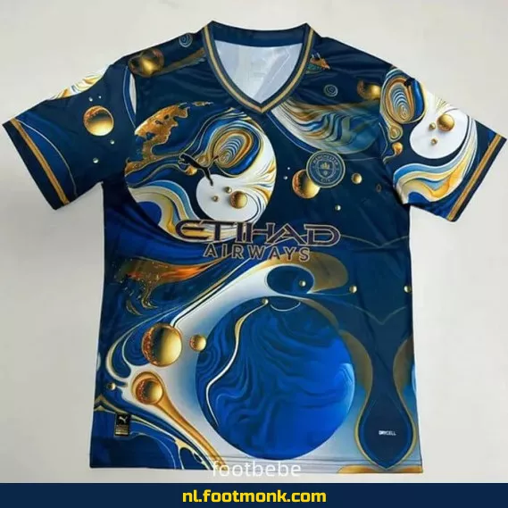 Manchester City Voetbalshirt 2025-2026 Concept H – Officieel, Personaliseerbaar – Heren & Dames