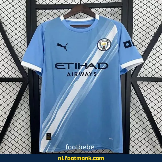 **Officieel Manchester City Thuisshirt 2025-2026 - Voetbalshirt Dames/Heren/Kinderen - Origineel Voetbalshirt met Optie tot Personalisatie**