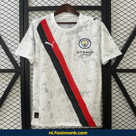 Manchester City Voetbalshirt 2025-2026 Uit Thuisshirt – Officieel Voetbalshirt voor Dames & Heren – Origineel Voetbalshirt met Optie tot Personaliseren