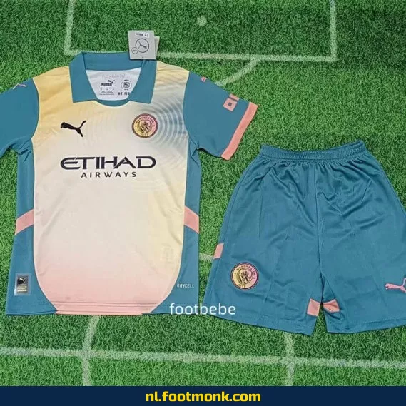 Manchester City Voetbalshirt Kinderen 2024-2025 – Officieel Noel Gallagher Fourth Shirt – Koop Nu Origineel Voetbalshirt