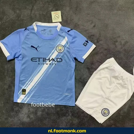 Manchester City Thuisshirt Kinderen 2025/2026 – Officieel Voetbalshirt | Voetbalshirt Kinderen Kopen