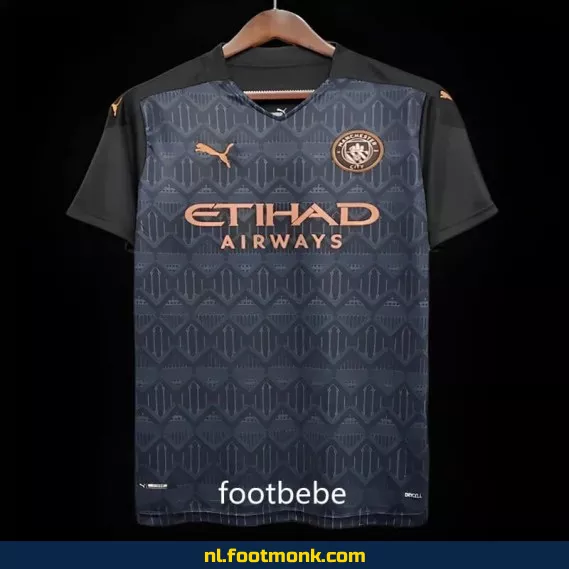 Manchester City Vintage Voetbalshirt 2020-2021 - Exterieur - Officieel Retro Shirt - Heren/Dames - Origineel Voetbalshirt