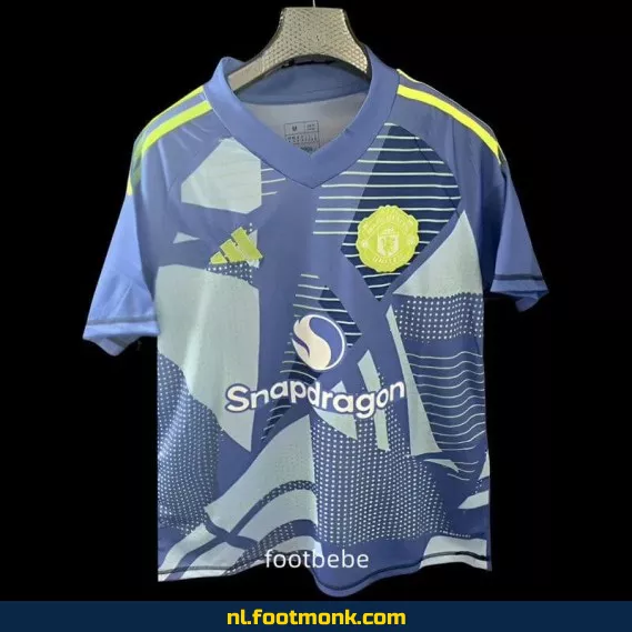 Manchester United 2024/2025 Blauw Keepershirt – Officieel Voetbalshirt voor Keepers – Bestel Nu Online