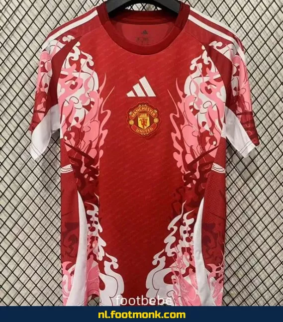 Manchester United Voetbalshirt 2025-2026 Concept – Rood | Officieel Voetbalshirt | Heren & Dames | Fanwear | Aanbieding