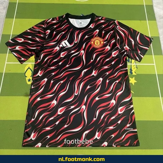 Manchester United Trainingsshirt 2025-2026 | Officieel Voetbalshirt | Heren/Dames/Kinderen | Personaliseerbaar | Snelle Levering
