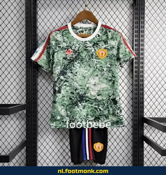 Manchester United Voetbalshirt Kinderen 2024-2025 x Stone Roses | Officieel Voetbalshirt | Fanwear | Aanbieding