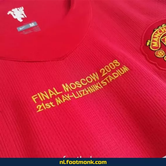 Manchester United Vintage Voetbalshirt Kinderen - Thuis 2007/2008 | Officieel Retro Voetbaltenue | Goedkope Voetbalshirts Online