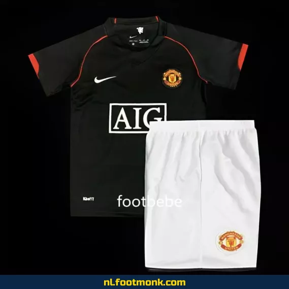 Manchester United Vintage Voetbalshirt Kinderen - Uit Shirt 2007-2008 - Officieel Retro Voetbalshirt
