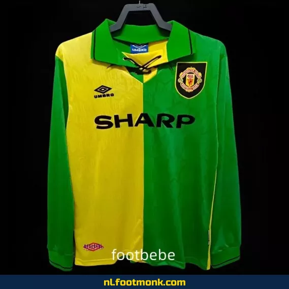 Manchester United Vintage Voetbalshirt 1992-1994 (Derde Tenue) - Retro Voetbalshirt voor Heren & Dames - Officieel Voetbalshirt Collectie