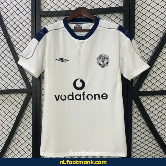 Manchester United Vintage Voetbalshirt 2000-2001 - Exterieur - Officieel Retro Shirt - Voetbalshirts Heren - Origineel Voetbaltenue - Aanbieding