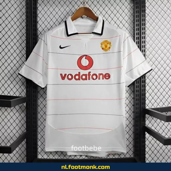 Manchester United Vintage Voetbalshirt 2004-2006 Uit Shirt - Officieel Retro Voetbaltenue - Heren/Dames - Origineel Voetbalshirt