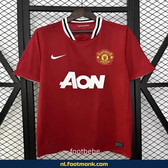 Manchester United Vintage Voetbalshirt 2011-2012 Thuistenue - Officieel Retro Voetbalshirt voor Mannen & Vrouwen