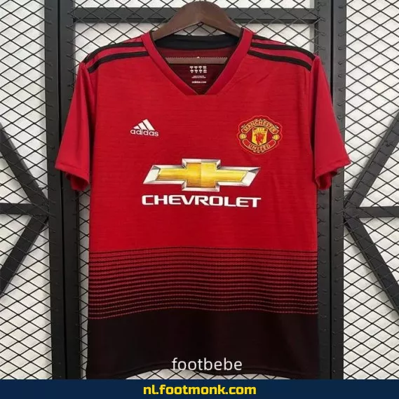 Manchester United vintage voetbalshirt 2018-2019 thuistenue - Officieel voetbaltenue | Voetbalshirts aanbieding
