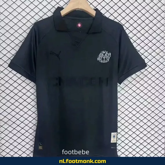 Olympique Marseille Voetbalshirt 2024-2025 - 125 Jaar Limited Edition - Zwart - Officieel Voetbalshirt
