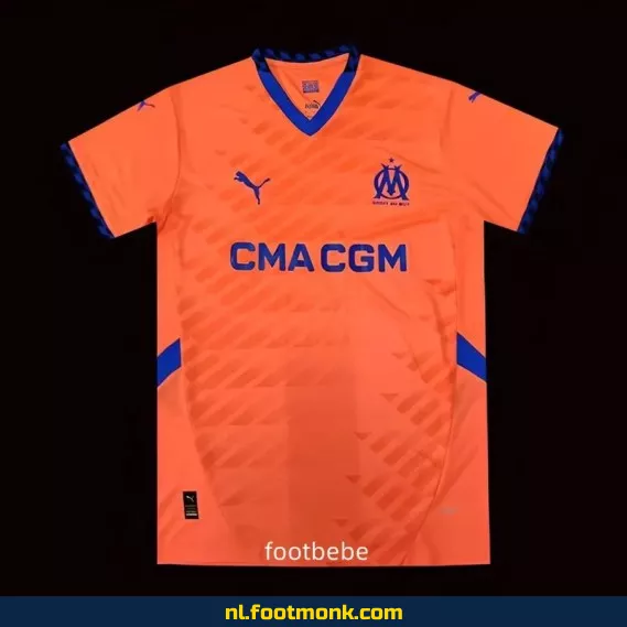 Voetbalshirt Marseille 2024/2025 Third Oranje - Origineel, Bedrukt & Fanproof