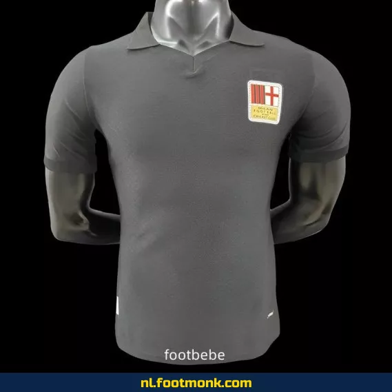 AC Milan Retro Voetbalshirt 2024 - 125 Jaar Speciale Editie - Zwart - Officieel Voetbaltenue - Heren/Dames/Kinderen