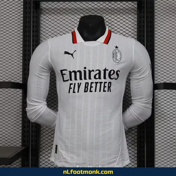 AC Milan 2024-2025 Uit Thuisshirt Lange Mouwen – Officieel Voetbalshirt | Koop Nu