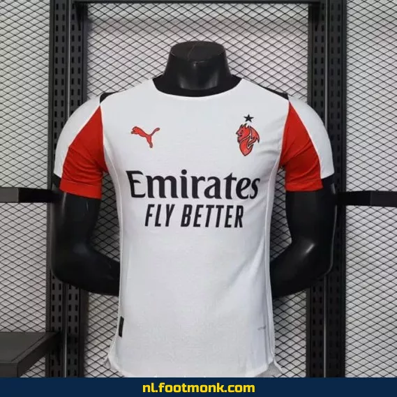 AC Milan Thuisshirt 2025-2026 – Wit Voetbalshirt | Officieel Voetbalshirt | Heren & Dames | Fanwear | Aanbieding