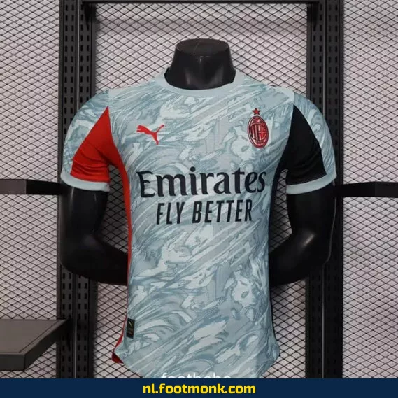AC Milan Uit Thuisshirt 2025-2026 | Officieel Voetbalshirt | Heren & Dames | Personaliseerbaar | Fanwear