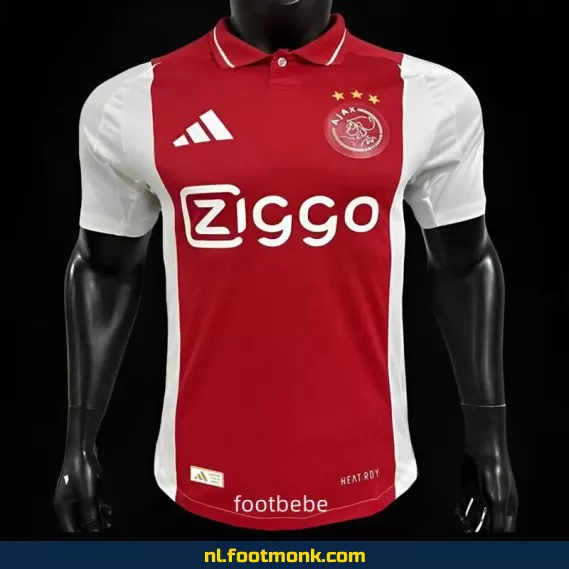 Ajax Thuisshirt 2024-2025 | Officieel Voetbalshirt | Dames & Heren | Fanwear | Met Bedrukking