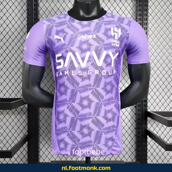 Al-Hilal Saudi 2024-2025 Derde Tenue Voetbalshirt - Paars | Officieel Voetbalshirt | Fanwear | Aanbieding