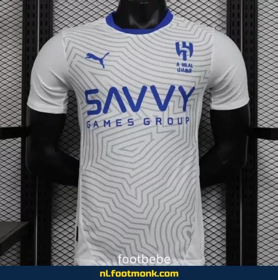 Al-Hilal Saudi 2024-2025 Uit Thuisshirt Wit – Officieel Voetbalshirt | Voetbalshirts Heren | Origineel Voetbalshirt Kopen