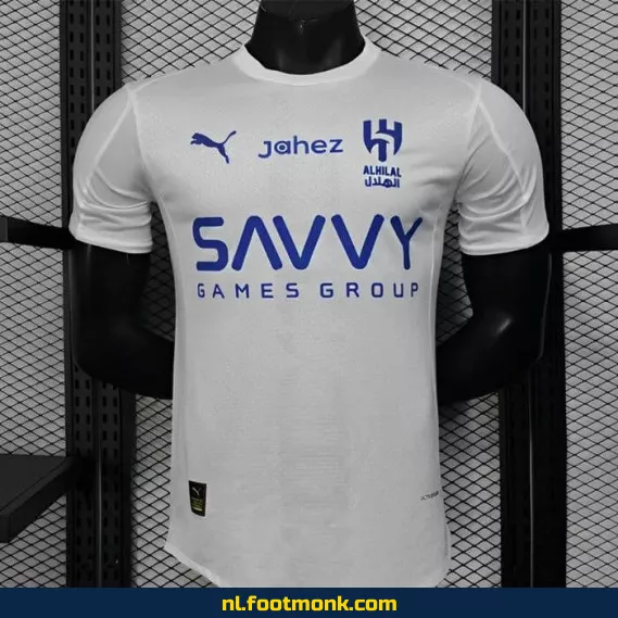Al-Hilal Saudi Thuisshirt 2025-2026 – Wit Voetbalshirt – Officieel Wedstrijdshirt – Heren/Dames/Kinderen – Fanwear Aanbieding