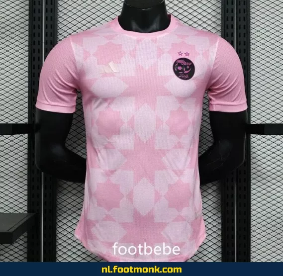 Origineel Algerije Voetbalshirt 2023-2024 - Roze Bloemen | Officieel Voetbalshirt | Dames & Heren