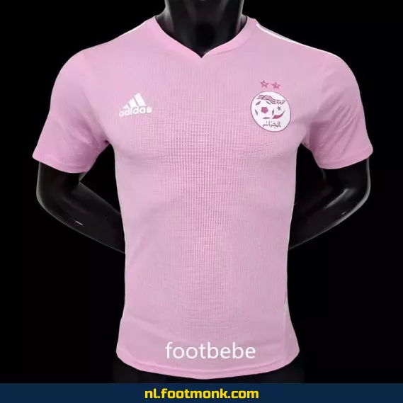 Algerije Thuisshirt 2023-2024 Roze – Officieel Voetbalshirt | Fanwear voor Dames & Heren