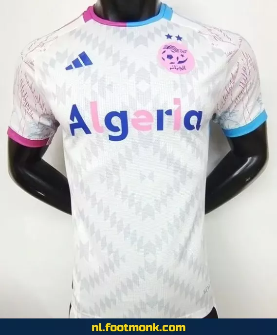 Voetbalshirt Algerije 2024-2025 - Officieel Wit B, Voetbalshirts Kopen, Bedrukken & Fanwear
