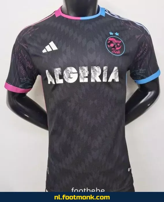 Algerije Thuisshirt 2024-2025 - Zwart Voetbalshirt | Officieel | Fanwear