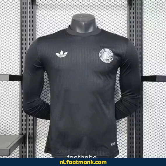 Authentiek Duits Voetbalshirt 2024 – Lange Mouwen Zwart – Limited Edition 125 Jaar – Bestel Nu Online