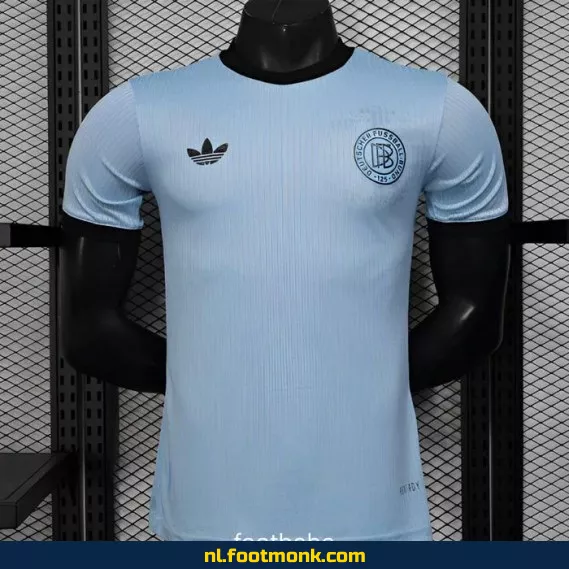 Duitsland 2024 Thuisshirt - 125 jaar Jubileum Blauw Voetbalshirt | Officieel Voetbaltenue | Heren & Dames | Personaliseerbaar
