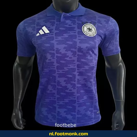 Officieel Duits Voetbalshirt 2025 - Polo Violet - Heren/Dames - Authentiek Voetbalshirt met Bedrukking