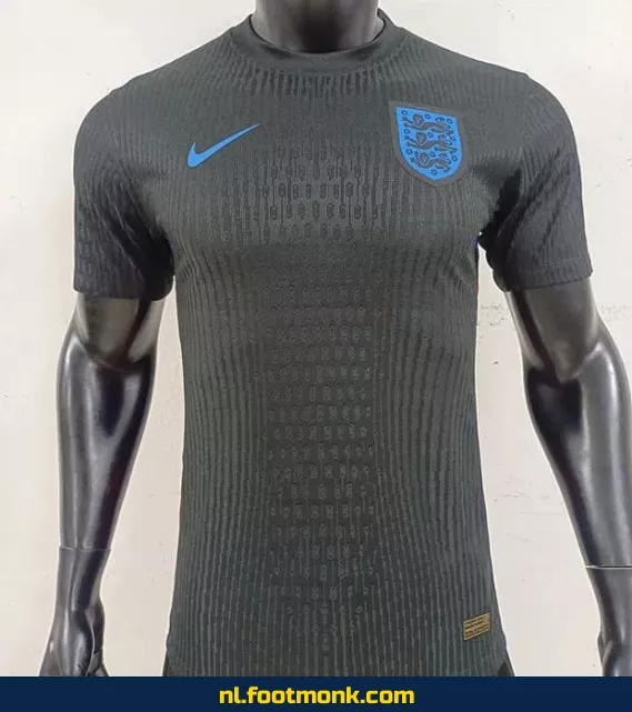 Engeland Voetbalshirt 2025 - Zwarte Wedstrijdshirt - Officieel Voetbaltenue