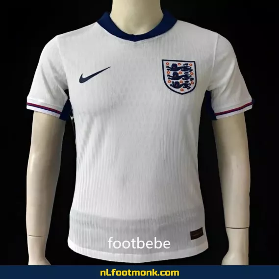Engeland Thuisshirt Euro 2024 – Wit Voetbalshirt | Officieel Voetbalshirt | Voetbalshirt Dames & Heren | Personaliseerbaar
