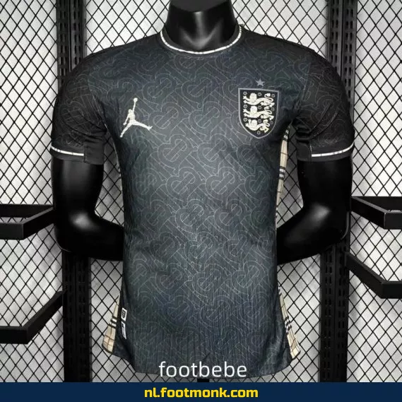 Jordan 2024 Engeland Thuisshirt Zwart – Officieel Voetbalshirt | Voetbalshirts 2024 | Heren