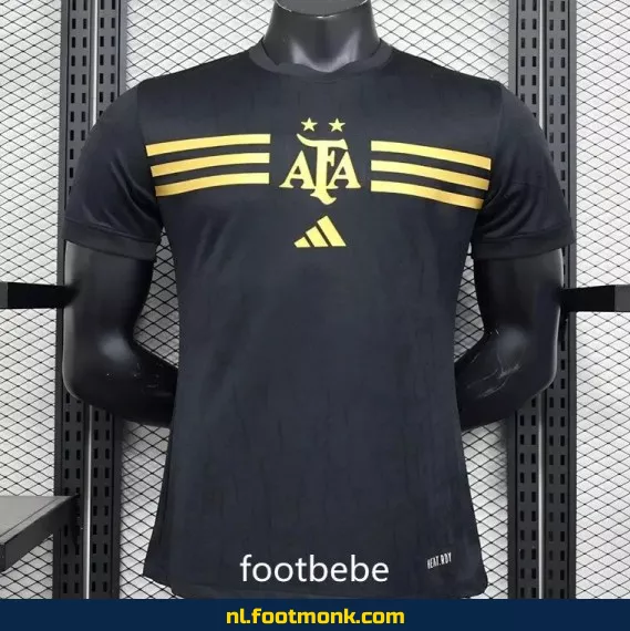 Argentinië Thuisshirt 2023-2024 - Zwarte Speciale Editie | Officieel Voetbalshirt | Heren & Dames | Origineel & Authentiek