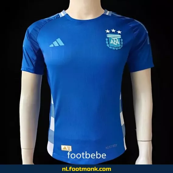Argentijns voetbalshirt 2024 uit shirt - Officieel blauw tenue - Voetbalshirt supporter