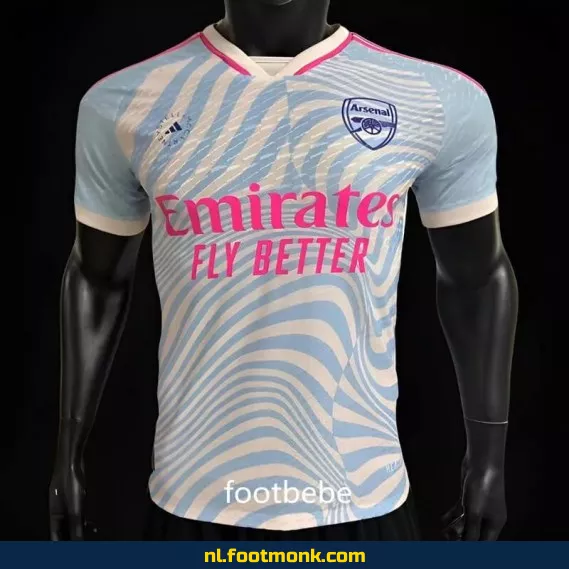 Arsenal Voetbalshirt 2023-2024 – Lichtblauw Wedstrijdshirt | Officieel Voetbaltenue | Heren & Dames | Personaliseerbaar