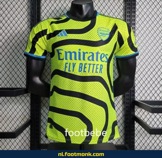 Officieel Arsenal Uit Shirt 2023-2024 - Geel Voetbalshirt voor Heren & Dames | Koop Nu Origineel Voetbalshirt Online