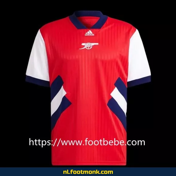 Arsenal 2023 Icons Remake Voetbalshirt - Rood | Officieel Voetbalshirt | Heren & Dames | Fanwear | Aanbieding