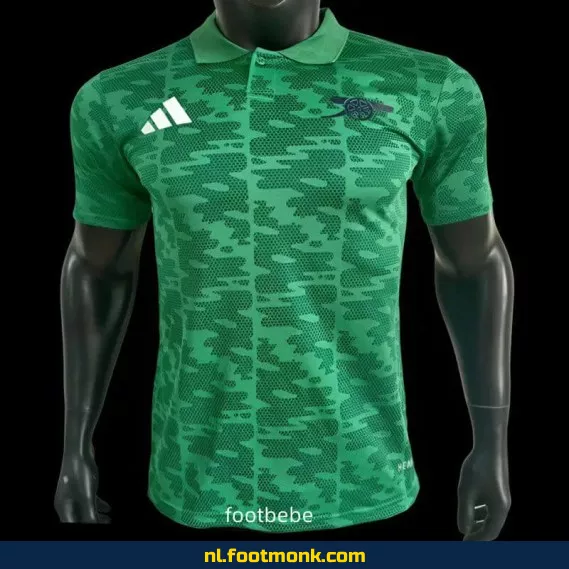 Officieel Arsenal Voetbalshirt 2025 - Polo Groen - Heren/Dames/Kinderen - Origineel Voetbalshirt met Bedrukking - Fanwear & Supporterskleding