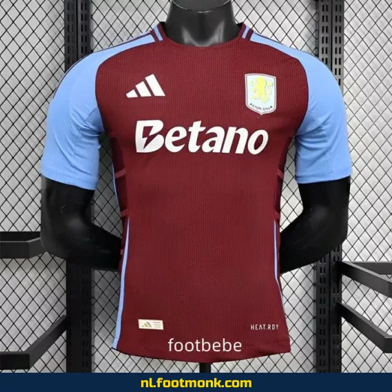 Aston Villa Thuisshirt 2024-2025 | Officieel Voetbalshirt | Dames & Heren | Personaliseerbaar | Snelle Levering