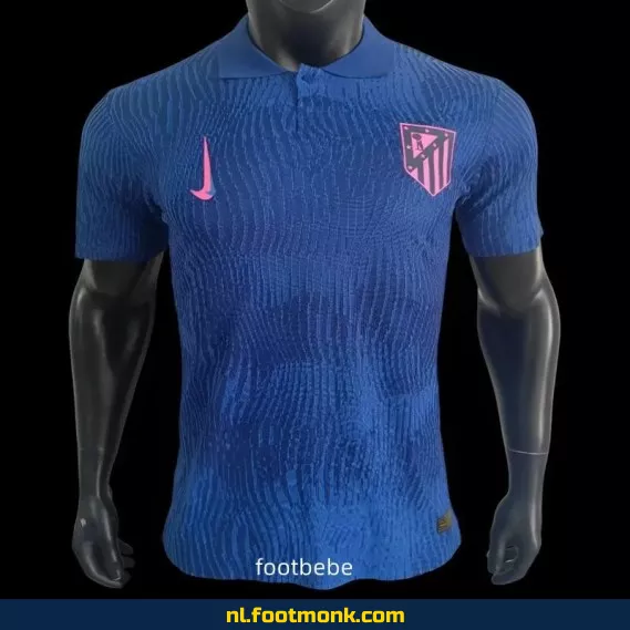 Atletico Madrid 2025 Polo Voetbalshirt - Blauw | Officieel Voetbalshirt | Heren & Dames | Personaliseerbaar | Fanwear