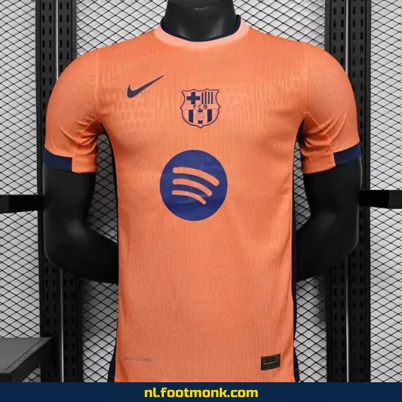 FC Barcelona Voetbalshirt 2025-2026 – Oranje Thuistenue | Officieel Voetbalshirt voor Supporters | Dames & Heren