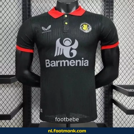 Bayer 04 Leverkusen 120-jarig jubileum voetbalshirt 2024 - Zwart - Officieel voetbaltenue - Heren/dames/kinderen - Fanwear aanbieding