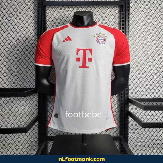 Bayern Munich Thuisshirt 2023-2024 Wit – Officieel Voetbalshirt voor Dames & Heren – Origineel Voetbaltenue met Optie tot Personalisatie