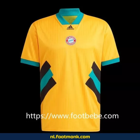 Bayern Munich 2023 Icons Remake Geel Voetbalshirt – Officieel Thuistenue – Voetbalshirts 2023 – Aanbieding